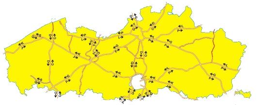 calamiteitsroutes overzicht